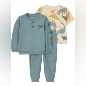 🩶🦕Kids Dinosaur  Set size 12M